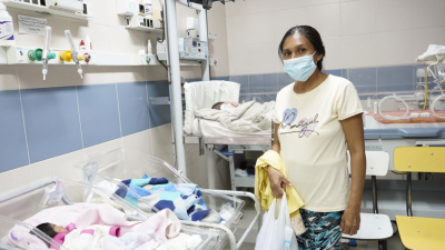 Dieron de alta a bebés prematuros en el Hospital de la Madre y el Niño