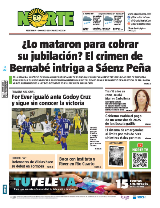 Edición del 22-03-2026