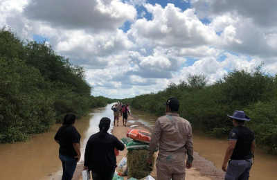 Se espera la llegada de la crecida hoy a la zona de Puerto Lavalle