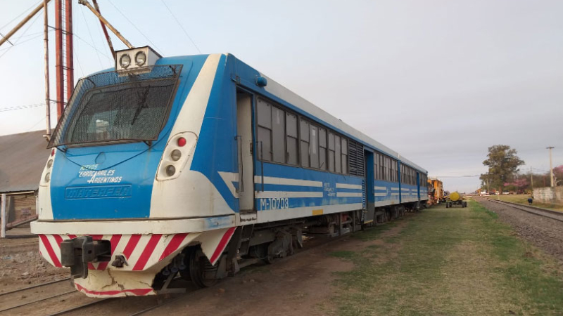 La operaria ferroviaria Sofse continúa con la prestación del servicio