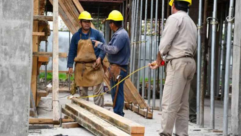 La construcción en el Chaco mostró un leve repunte del empleo