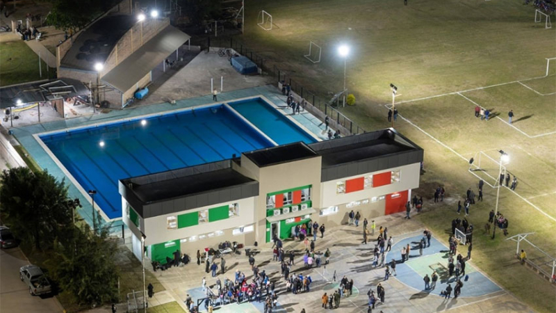 Se inauguró albergue y otras dependencias en Polideportivo