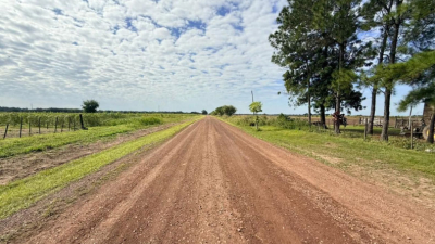 Nuevo ripio en Colonia Los Paraguayos para mejorar conectividad y producción