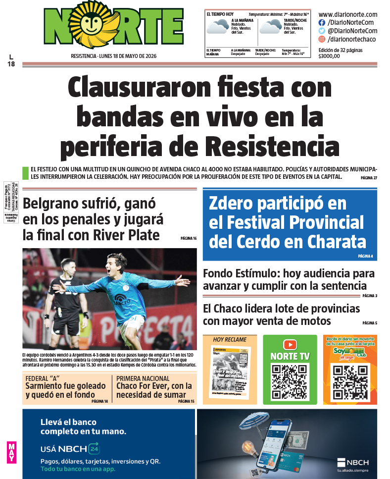 Edición del 18-05-2026