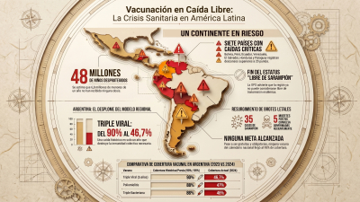 Latinoamérica y Argentina al borde de una crisis sanitaria evitable