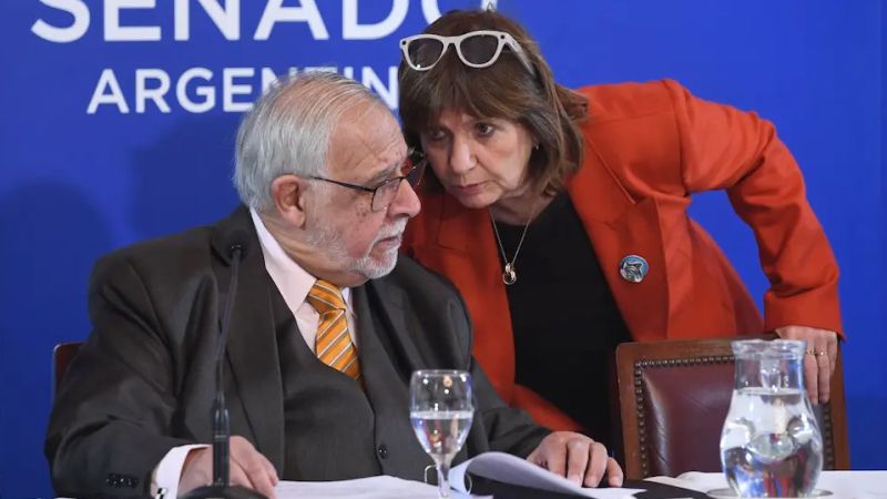 Tras diferenciarse del Gobierno, Bullrich le ofreció la renuncia a Milei en el Senado