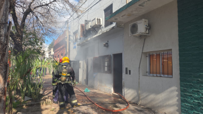 Lograron sofocar principio de incendio en una vivienda