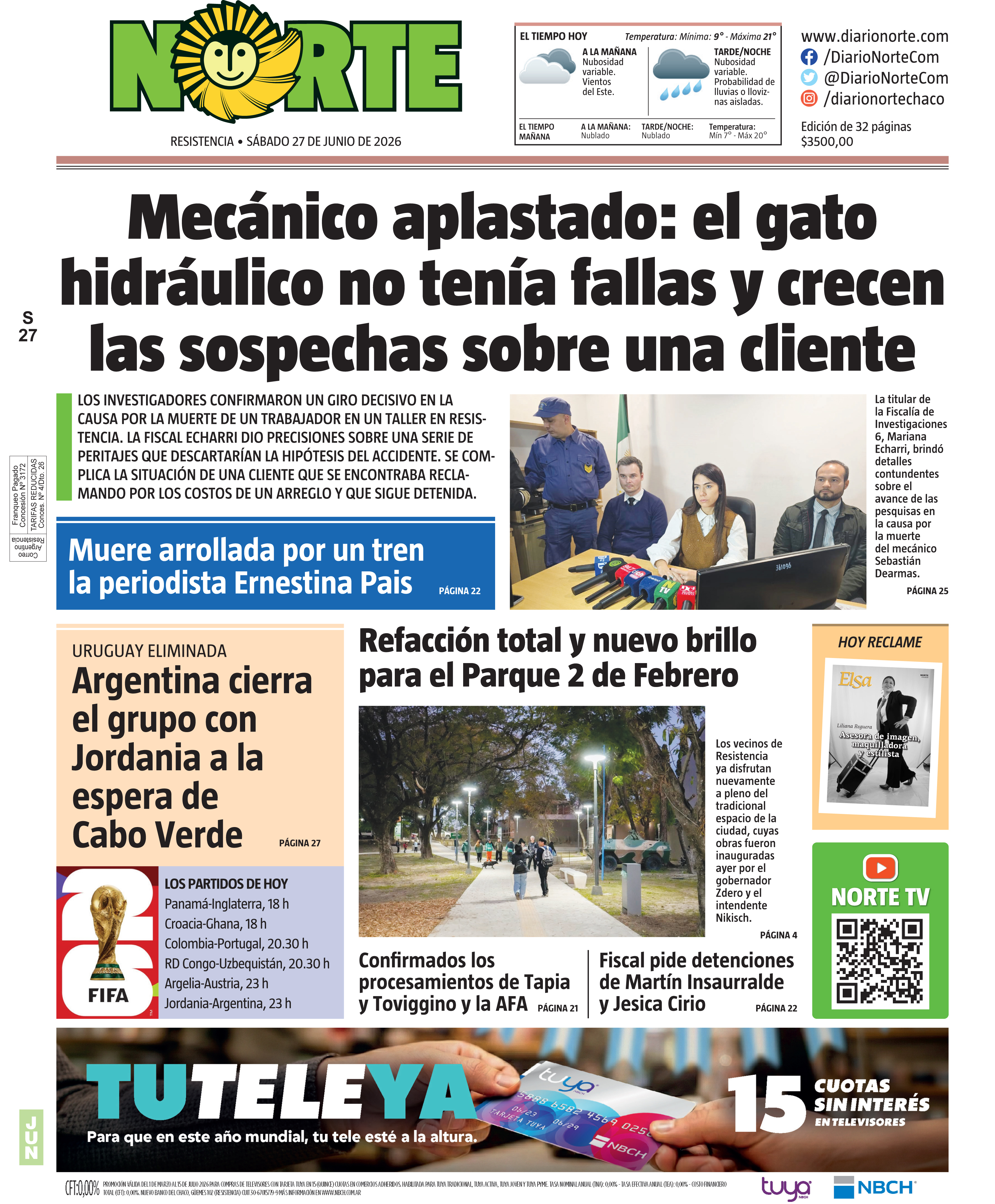Edición del 27-06-2026