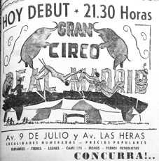 afiche de circo
