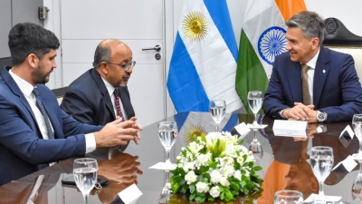 El embajador de la India llegó al Chaco por cooperación en producción, salud y cultura
