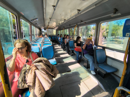 colectivos con poca gente