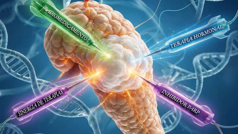 Nuevo arsenal contra el cáncer de próstata metastásico