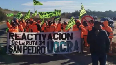 Cortes en rutas nacionales por despidos en la obra pública en Jujuy