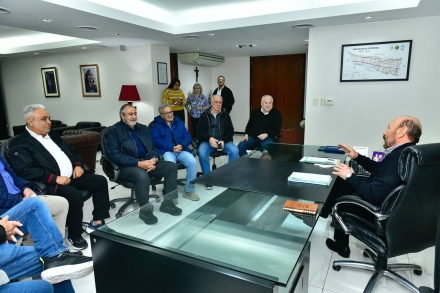 Héctor Daer tras la reunión con Insfrán