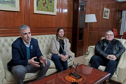 Andrés Stremiz, Mercedes Ferrero y Gustavo Fazio
