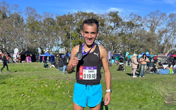 Gabriel Galarza, el mejor chaqueño en 21 kilómetros