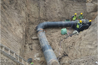 Con recursos propios, Formosa continúa una obra estratégica para mejorar la distribución de agua potable