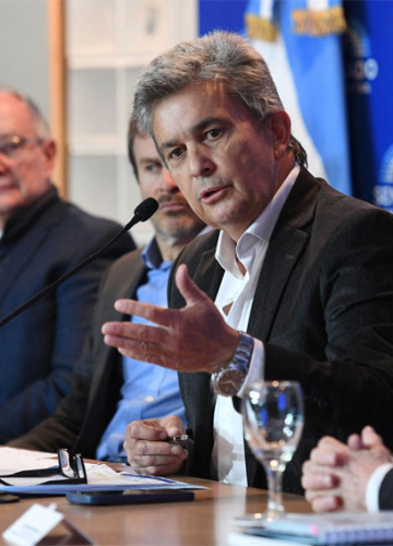 Zimmermann reclamó una nueva Ley de Coparticipación