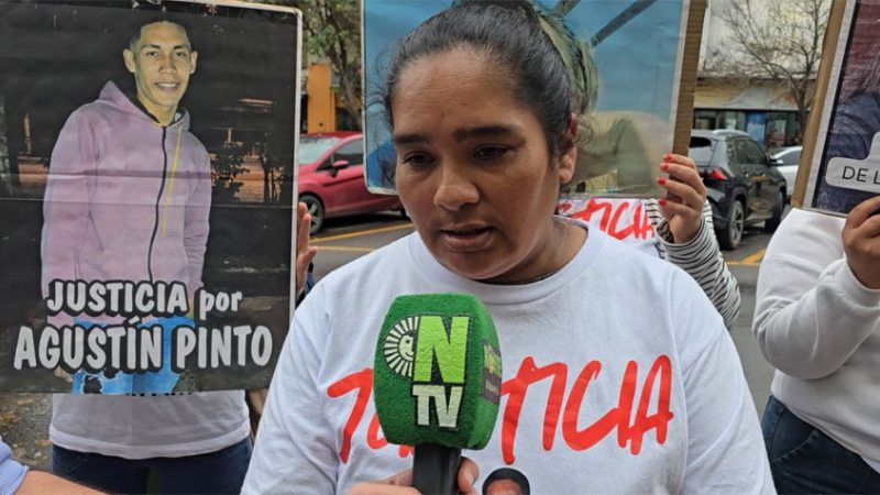 La madre de Agustín Pinto pidió justicia: "Vamos a seguir marchando todas las veces que podamos"