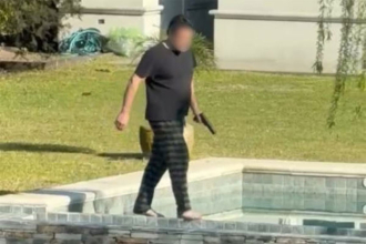 Un hombre fue grabado disparando contra un carpincho en Nordelta