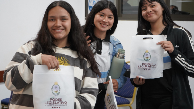 Estudiantes de una escuela de Bermejito dialogaron con la presidente de la Legislatura