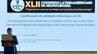 Docentes de la UPLaB exponen en Congreso Internacional su investigación sobre cirugía de aneurismas cerebrales