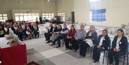 La-Delegación-Zonal-de-Clorinda-recibió-los-productos-Nutrifor,-en-el-marco-de-un-acto-en-la-ciudad