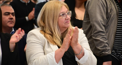Carmen Delgado acompañó el llamado a licitación para pavimentar nuevos tramos de la Ruta Provincial 13