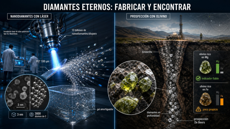 De la lluvia de nanocristales al mapa que los encuentra