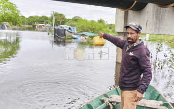 Cómo se vive la creciente del Paraná en localidades costeras del Chaco