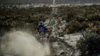 La lluvia acortó la carrera en Bolivia