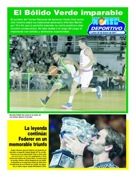 El Bólido Verde imparable 