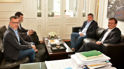 Peppo planteó a Quintana las obras necesarias para el Chaco y financiamiento para el déficit previsional
