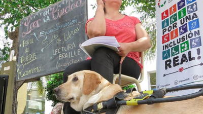 Chaco será la primera provincia en implementar la ley de perros guías para personas con discapacidad