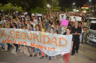 Multitudinaria marcha y pedido de justicia por el asesinato de Liliana Raquel Acosta