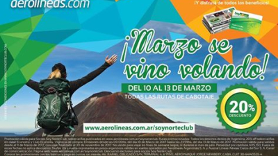 SoyNORTE Club te trae descuentos en pasajes de avión