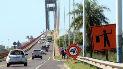Esta noche comienza la repavimentación del puente