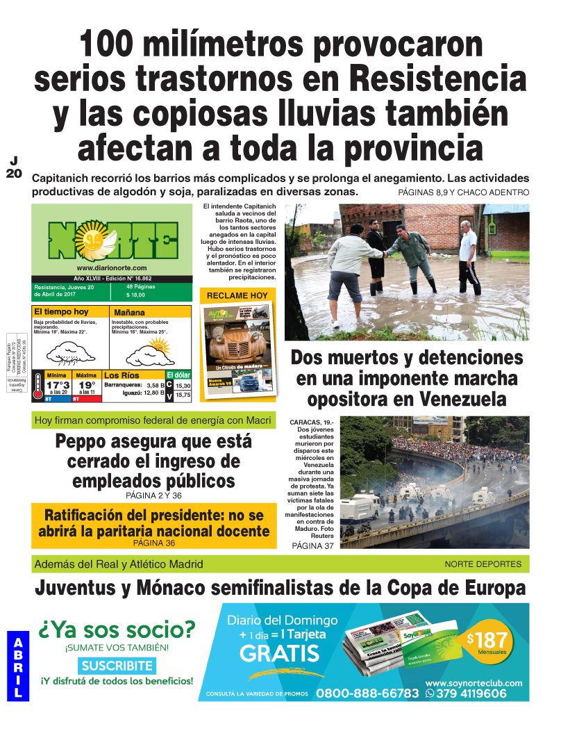 Edición del 20.04.17