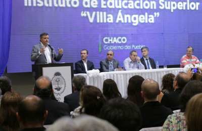 Peppo reafirmó el compromiso educativo para “un futuro próspero” del Chaco