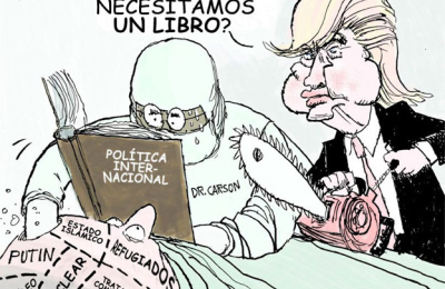 Con el frente interno en llamas, Trump inicia su primera gira internacional 