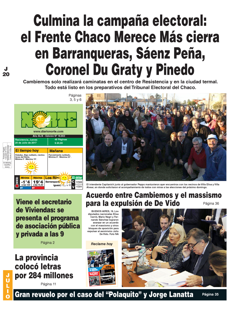 Edición del 20.07.17