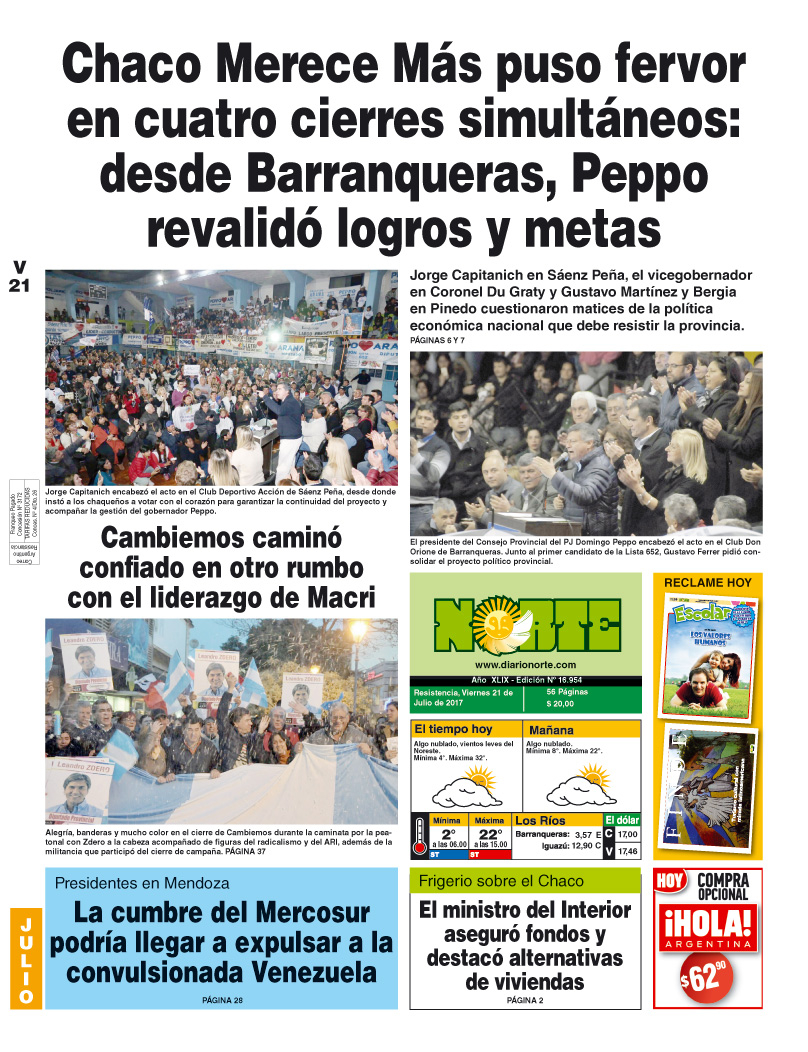 Edición del 21.07.17