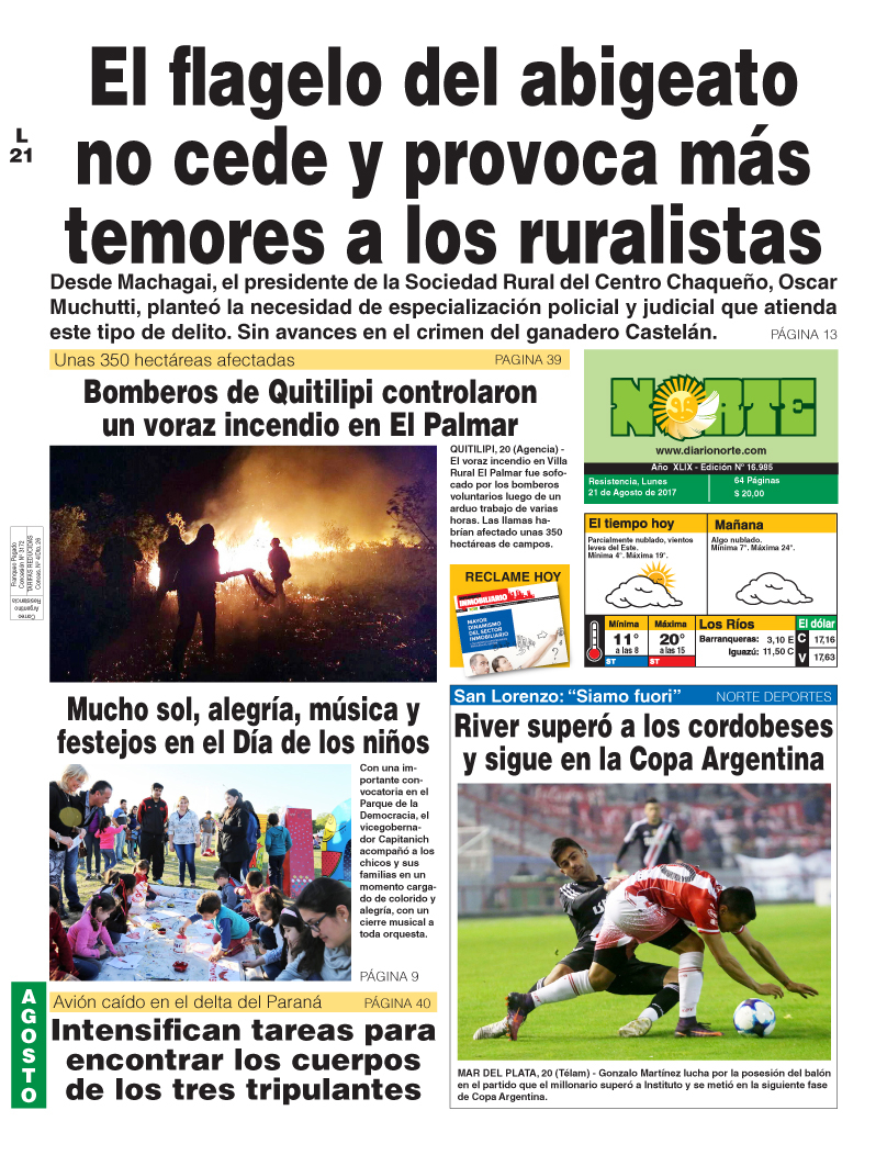 Edición del 21.08.17
