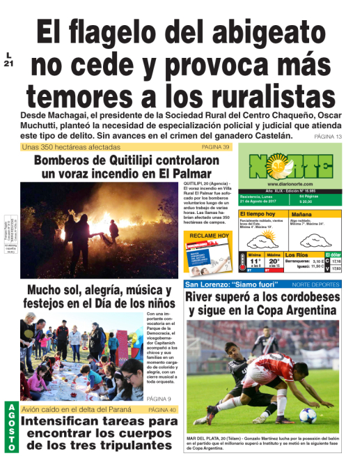 Edición del 21.08.17