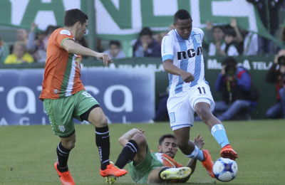 Banfield aprovechó el desconcierto de Racing: le ganó 1-0 en su propia "fortaleza"