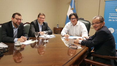 Garavano y Cipolini analizaron los avances en la construcción del edificio de tribunales en Sáenz Peña