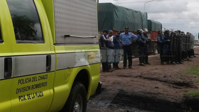 Malestar en conductores por varias horas de corte en ruta 16, altura Quitilipi