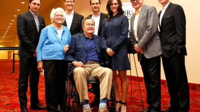 Bush padre pidió disculpas por haber manoseado a una actriz en una sesión de fotos
