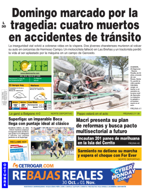 Edición del 30.10.17