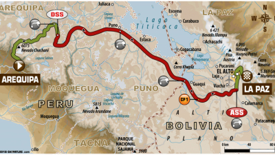 Etapa 6 del Dakar 2018: los chaqueños rumbo a la altura de La Paz